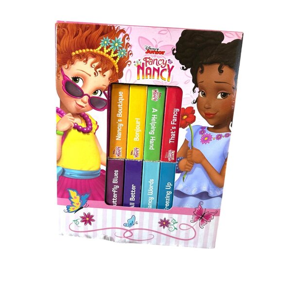 Disney Junior Other - Disney Junior Kids Books Fancy Nancy 12 Little Books Hardcover in Carrying Case